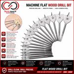 Flat Wood Drill Bit Spade Hole Saw Cutter Borer Hex Shank Metric 6mm?38mm Tool
