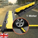 1 Meter Rubber Cable Protector Ramp 1-Channel Hose Ramp Cable Floor UK Stock