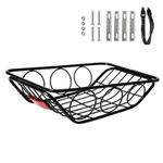 Rear Bike Basket Heavy-Duty Rear Bike Basket Versatile for Grocery Shopping