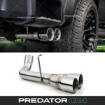 RAPTOR STYLE REAR EXHAUST SYSTEM SIDE EXIT CONVERSION FOR FORD RANGER T9 2023+