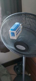 Ice Pack Holder For Fan- Mesh Or Wire Fan Face-3d Printed Cooler Breeze