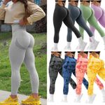 Womens Leggings Ladies Tummy Control High Waist Plus Size New Gym Yoga Pants UK