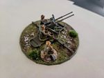 US Twin 20mm AA Gun Mark IV with 2 Gunners Various Scales Historical Wargaming