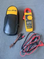 Fluke 325 True-RMS AC/DC Clamp Meter, Temperature Probe, Leads & Case