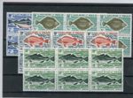 St. Pierre et Miquelon Blocks of 6 478-481 MNH Fish #JL228
