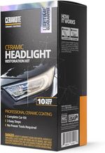 CERAKOTE® Ceramic Headlight Restoration Kit, 10 Wipe Kit  Car & Motorbike Care