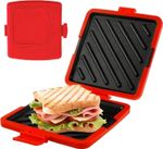 Toasted Sandwich Maker Machine Microwavable Waffle Maker Microwave Oven Toastie