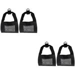 Black Breathable Mesh Small Animals Weighing Sling Nylon Reusable