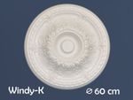 Ceiling Rose Polystyrene 1st Class Easy Fit Very Light Weight 60cm Windy-K