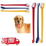 1 x Double Ended Dog Cat Dental Oral Care Toothbrush Pet Grooming Tool