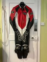 Spyke All In One Leather Racing Suit Size 48 (Eur) 38 (UK)
