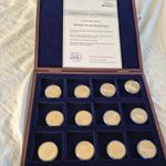 HISTORY OF THE STEAM TRAIN  GOLD PLATED Windsor Mint COINS  LIMITED EDT XMAS ...
