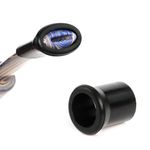 10pcs Tobacco Pipe Mouthpiece Stem Rubber Bits Silicon Pipe Tip Grip Large Black