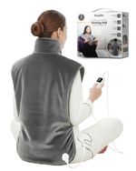 Keplin Electric Heating Pad w 9 Heat Settings Overheat Protection Remote Display