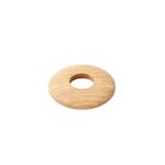 2x 15mm Radiator Pipe Covers Oak – 6mm Unfinished Solid Wood Rosette Pipe Covers