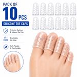 Silicone Gel Toe Caps 10PCS Toe Protectors Anti Friction Blister Relief Cushion