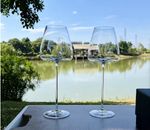 Maison Vellure 2x 650ml Crystal Red Wine Glasses Ultra Thin Long Stem Goblets
