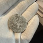 1933 Poland 5 Zlotych POLONIA “Queen Jadwiga” .750 Silver Coin VF II Republic #7