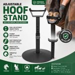 2IN1 Farrier Horse Hoof Stand Trimming Foot Portable & Adjustable Hoof Stand UK