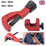 2X Pipe Tube Cutter 3mm-32mm, 3mm-16mm Copper Brass Brake Aluminium Pipes Cutter
