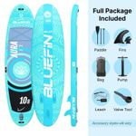 Bluefin SUP 10′8″ Aura FIT Stand Up Paddle Board Kit 6" Fitness & Yoga, Ex-Demo