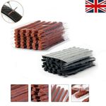 5-100 Tubeless Tyre Puncture Repair Kit Strips Plug Car Van Truck Bike 100mm*6mm