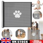 Retractable Pet Dog Gate Safety Guard Folding Baby Toddler Stair Gates Isolation