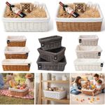 WICKER WILLOW STORAGE BASKETS LINING CHRISTMAS GIFT MAKE YOUR OWN HAMPER LARGE