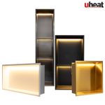 Thermopanel Stainless Steel Shower Niche with LED Lighting Bathroom Storage