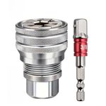 2x Universal Adjustable Socket Wrench Set 3/8 Inch Drive Adapter Spanner Tool