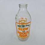Vintage Unigate 1 Pint Glass Milk Bottle Advertising Ready Brek