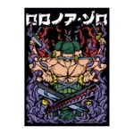 HOLO SLEEVES One Piece Zorro Zoro - 60 Sleeves OP TCG Card Sleeves Sleeves