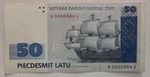 50 Latu 1992 Low serial Replacement Number A0000864Z
