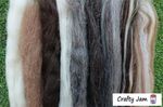 Natural Ethical Wool Roving for Wet Felting Dreads/Dreadlocks 20-500g Choose