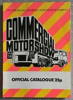 COMMERCIAL MOTOR SHOW 1974 Official Catalogue 27th International Exhibition