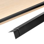 3pcs 90cm x 2cm Wall Corner Protector Aluminum Alloy Self-Adhesive Corner Guards