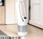 3in1Smart Bladeless Tower Fan  Air 40wCooler, 2000W Heater & HEPA Air Purifier