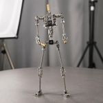 Stop Motion Armature Sturdy Metal Puppet Armature Adjustable Joints for Desktop