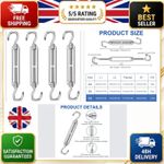M6 Turnbuckle Tensioners 4 Pack Stainless Steel Shade Sail Rope Hooks