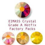 1440 x Grade A Hotfix Glass Crystals, EIMASS® 7747 Flat Back Rhinestones, Gems