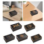 Tarot Cards Case Multifunctional Sturdy Portable Home Decor Wooden Tarot Box