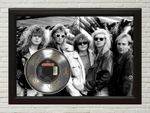 Def Leppard Armageddon Poster Art Black Wood Framed 45 Platinum Record Display 