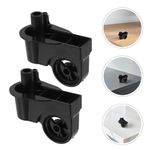 Versatile Fan Motor Connector Black Plastic Floor Fan Parts for Home Use