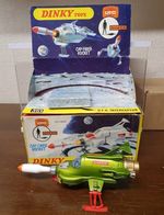 Dinky Toys 351 UFO Shado Interceptor  scarce red. boxed Skis .version. NO BOX 