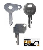 3 Key Master Plant Dumper Truck Key Set for Thwaites Lucas JCB Benford Terek 