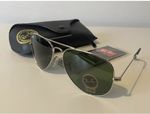 Rayban Aviator Sunglasses - RB3025 - Silver Frame/Black Lenses 58mm