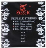 Black Nylon Ukulele Uke strings Full set GCEA Soprano Concert