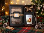 Needle Felting Kit Christmas Gift  Hamper  Corriedale Wool Personalised mug