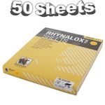 Indasa Rhynalox Plusline Production Paper P80 grit Sand Paper Sheets Pack 50