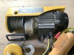 Einhell 230V electric winch with scaffold bracket